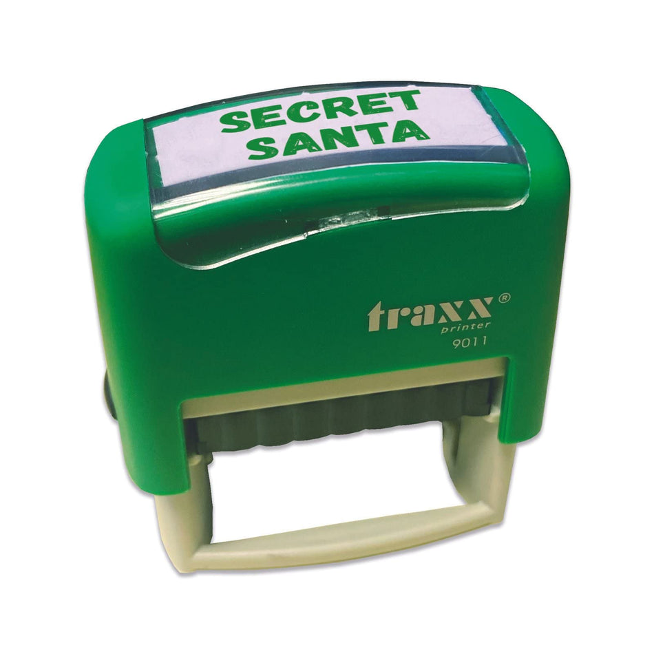 Traxx 9011 Secret Santa Self Inking Rubber Christmas Stamp