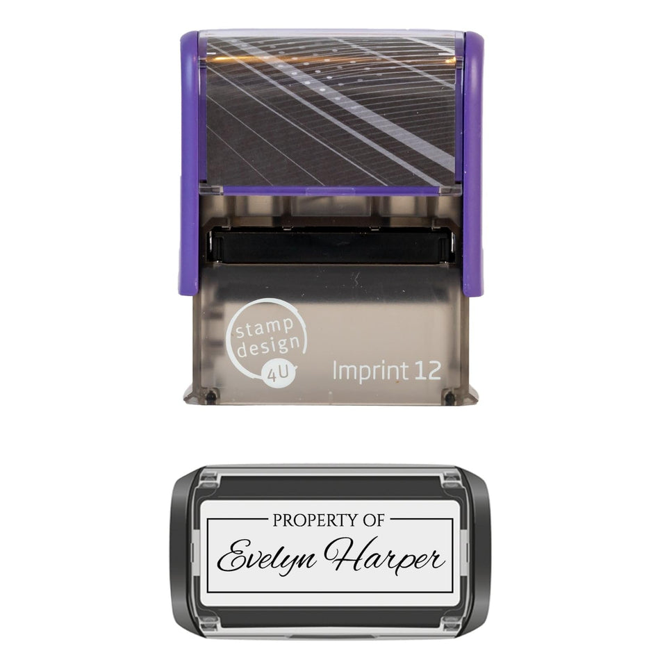 Personalised Library Book Stamp Custom Stamp