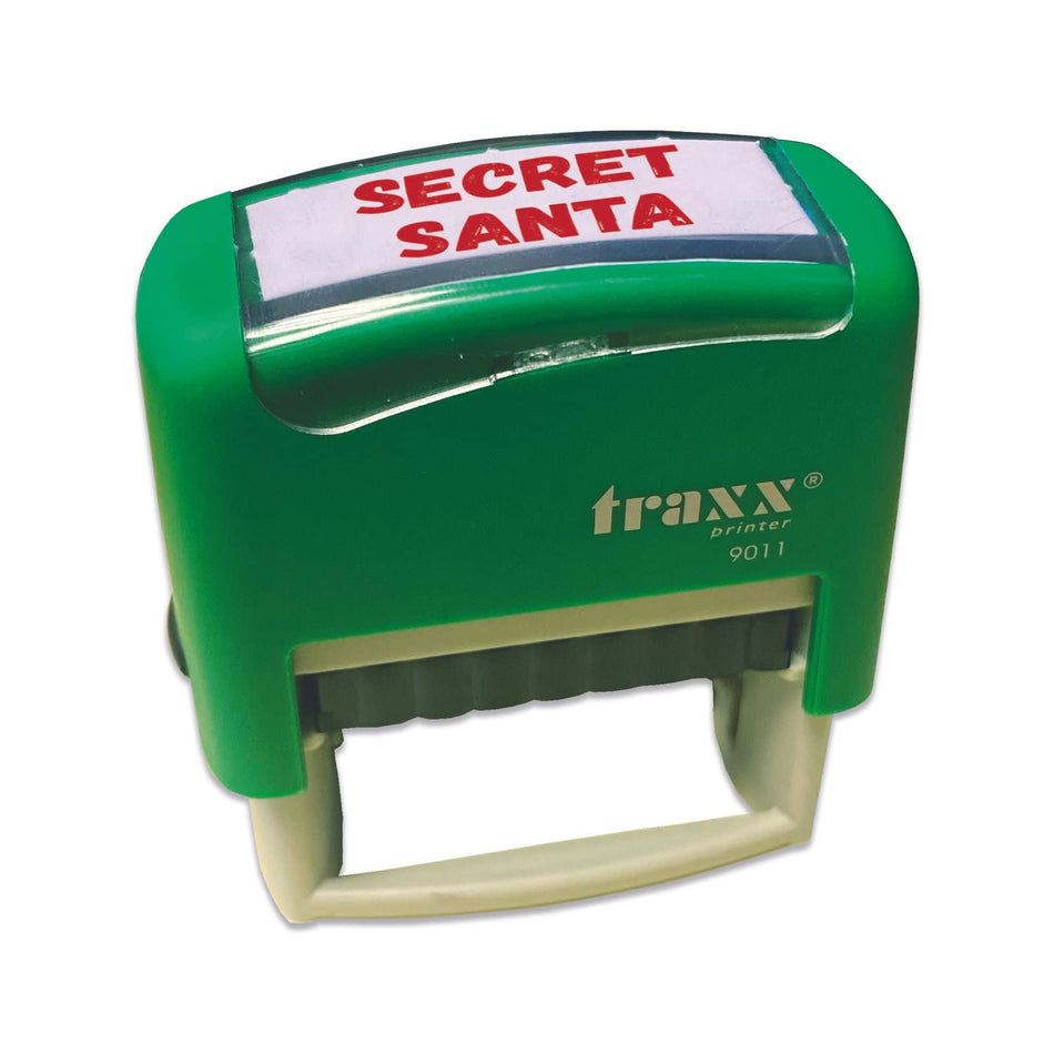 Traxx 9011 Secret Santa Self Inking Rubber Christmas Stamp