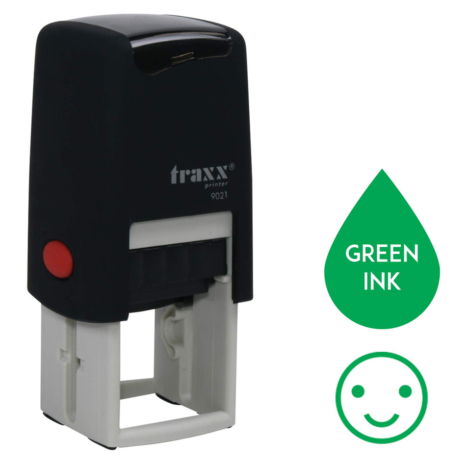 SD4U 9021 Loyalty Card Self Inking Rubber Stamp *Faces/Emoticons*