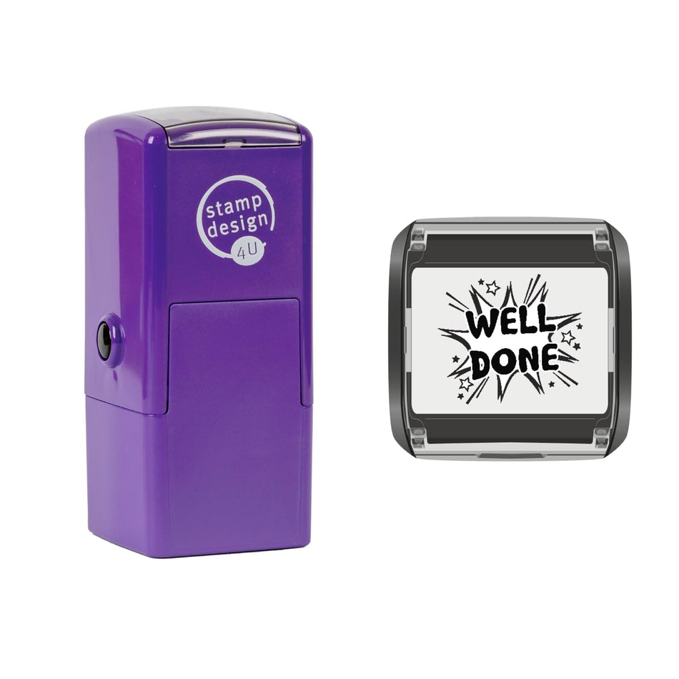 Well Done Praise Stamp Teacher Schoolwork Marking Reward Stamp