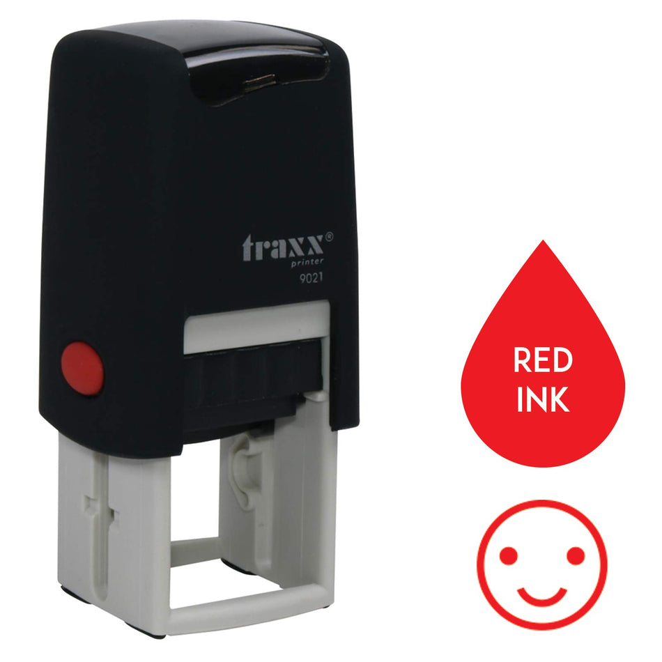 SD4U 9021 Loyalty Card Self Inking Rubber Stamp *Faces/Emoticons*