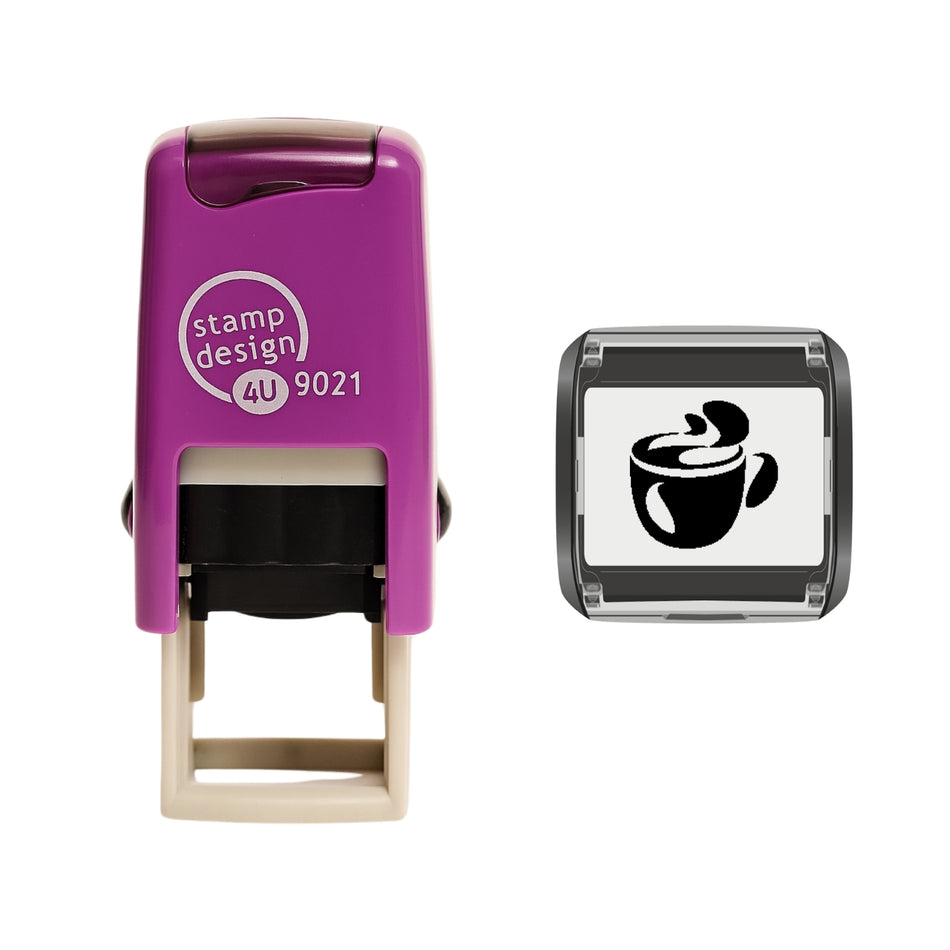 Traxx 9021 14 x 14mm Loyalty Stamp - Coffee Cup Stamp