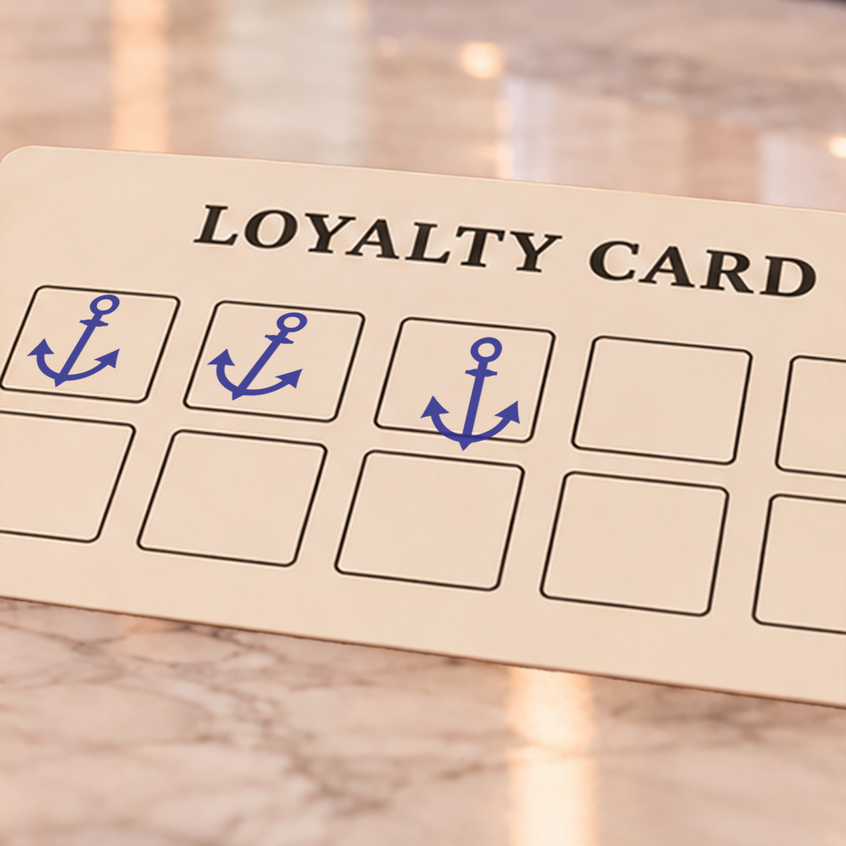 Traxx 9021 14 x 14mm Loyalty Stamp - Anchor