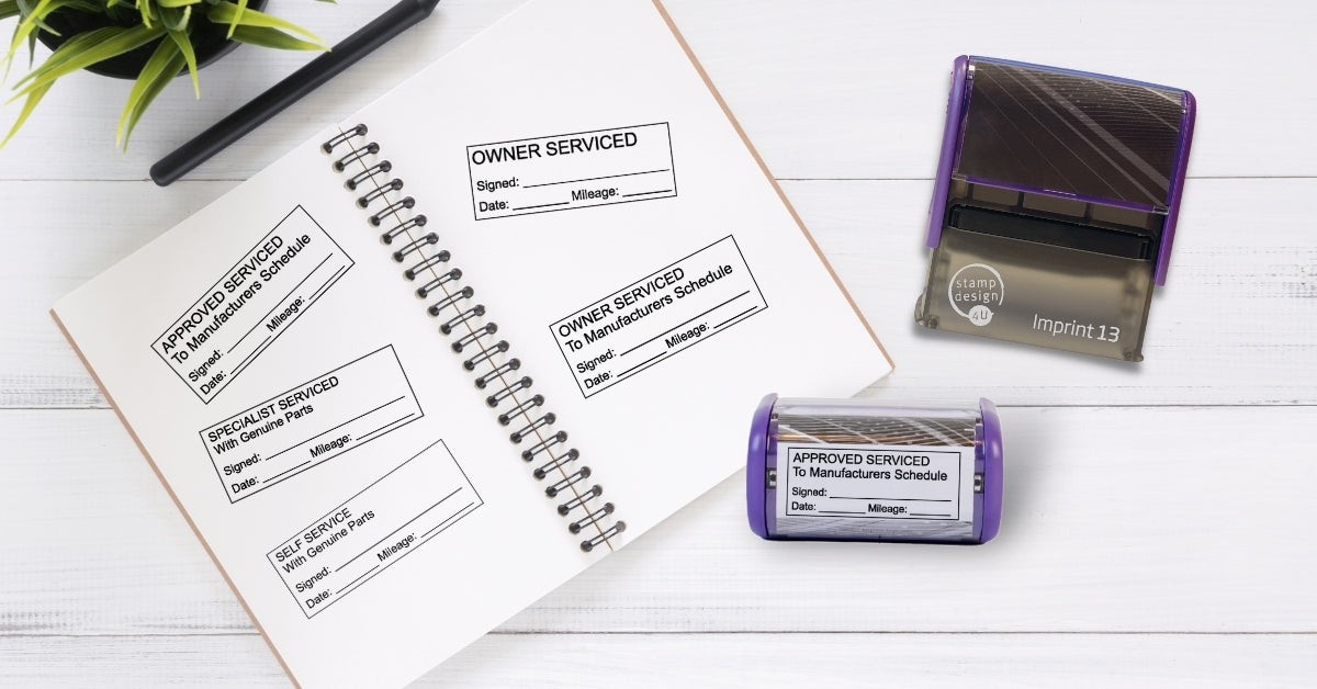 Personalised Service Book Stamps