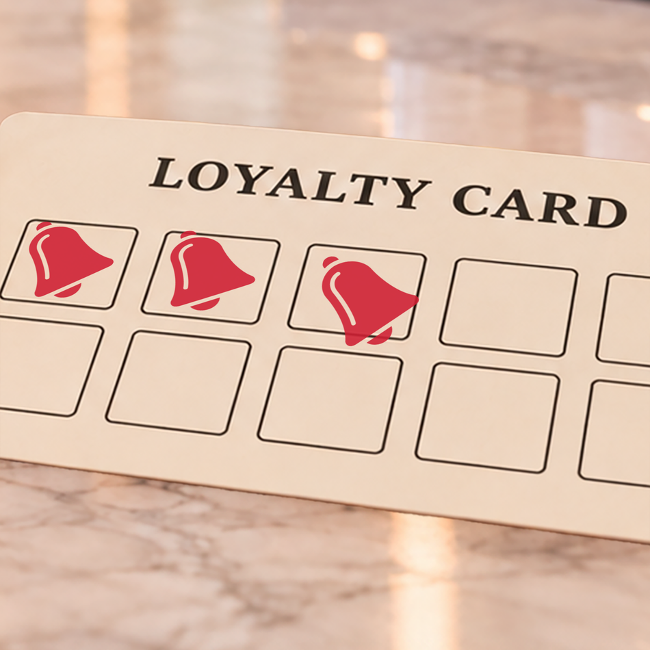 Traxx 9021 14 x 14mm Loyalty Stamp - Bell