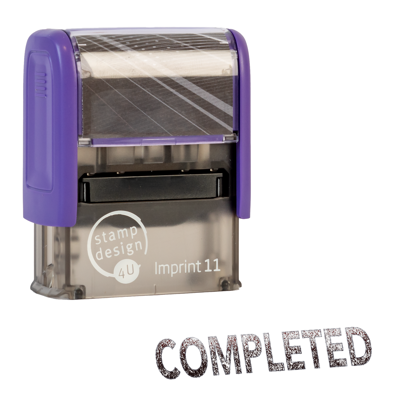 Completed Stamp Ink SD4U Imprint 11 COMPLETED Word Stamp in 5 Ink Colours | 38 x 14mm ...