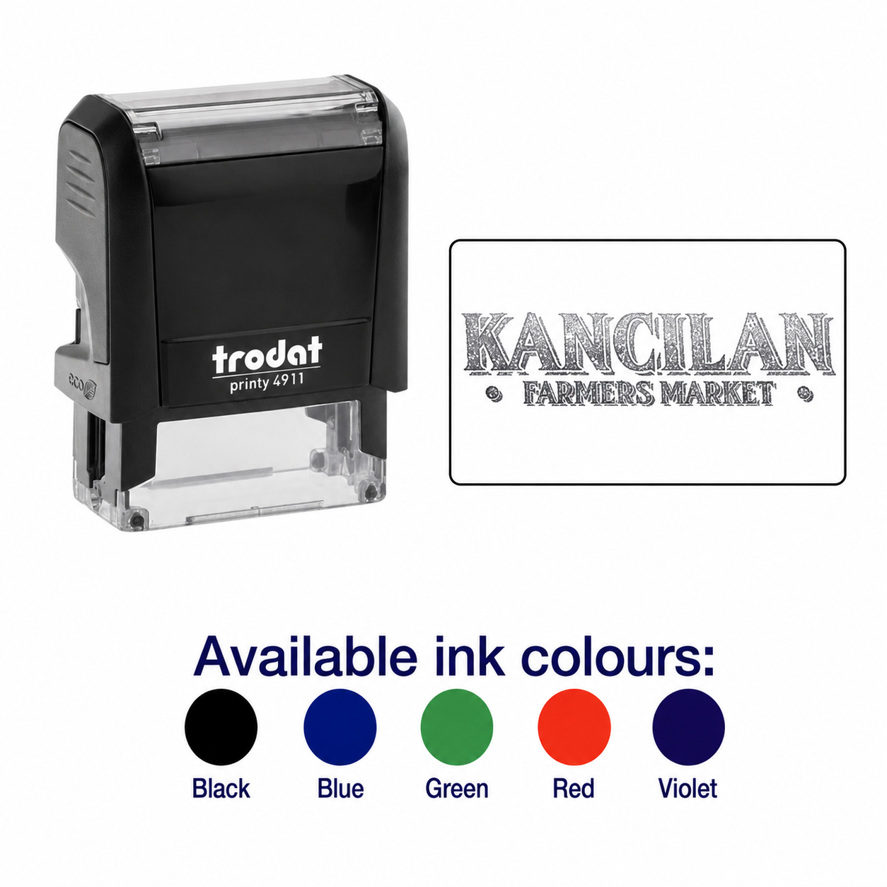 Trodat Printy 4911 | Logo Rubber Stamp | 38 x 14mm