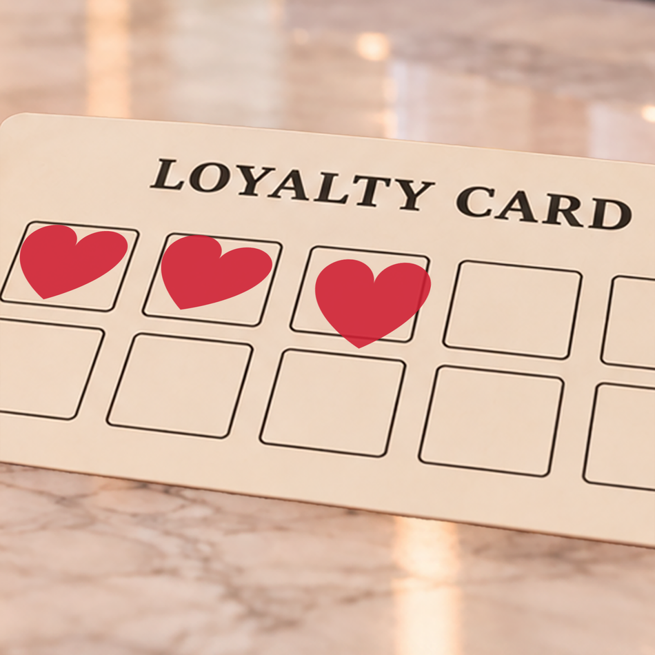 Traxx 9021 14 x 14mm Loyalty Stamp - Heart