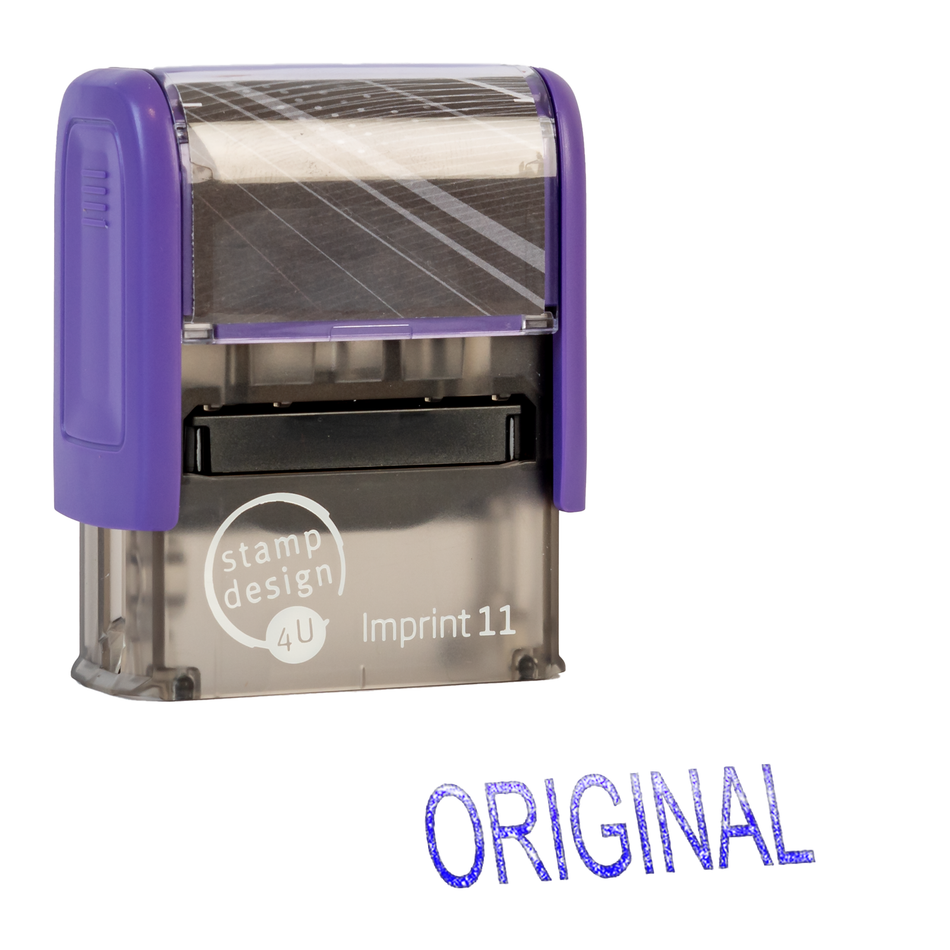 SD4U Imprint 11 ORIGINAL Word Stamp in 5 Ink Colours | 38 x 14mm