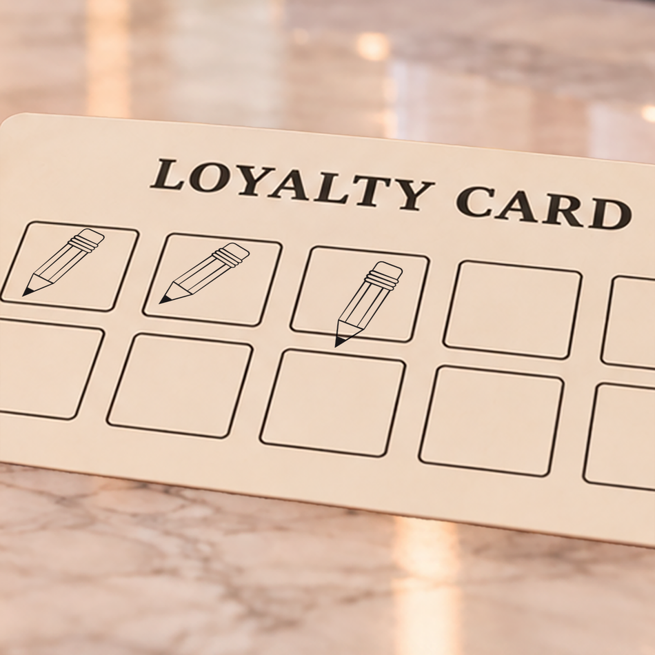 Traxx 9021 14 x 14mm Loyalty Stamp - Pencil