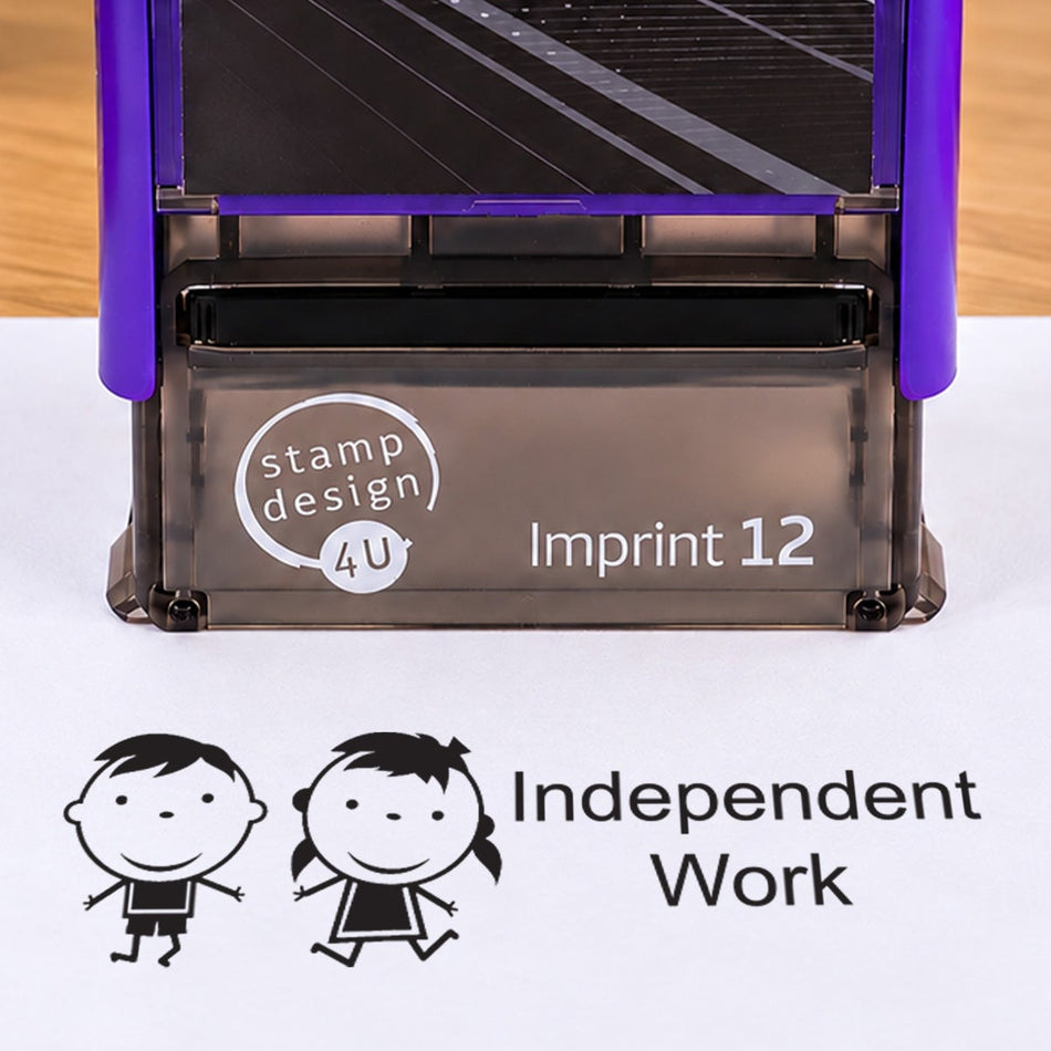Independent Work Assessment Stamp | Self Inking Teacher Marking Stamp | Classroom Feedback Rubber Stamp