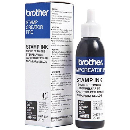 Brother Digi Stamp Creator Ink Refill Bottle in Blue, Black or Red