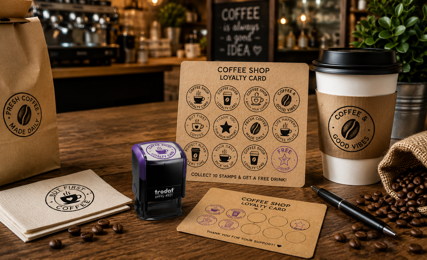 Coffee shop loyalty stamp use case