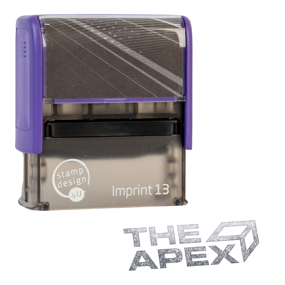 SD4U Imprint 13 |  Logo Rubber Stamp | 57 x 21mm