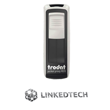 Original product image – Trodat Pocket Printy 9511 custom logo stamp