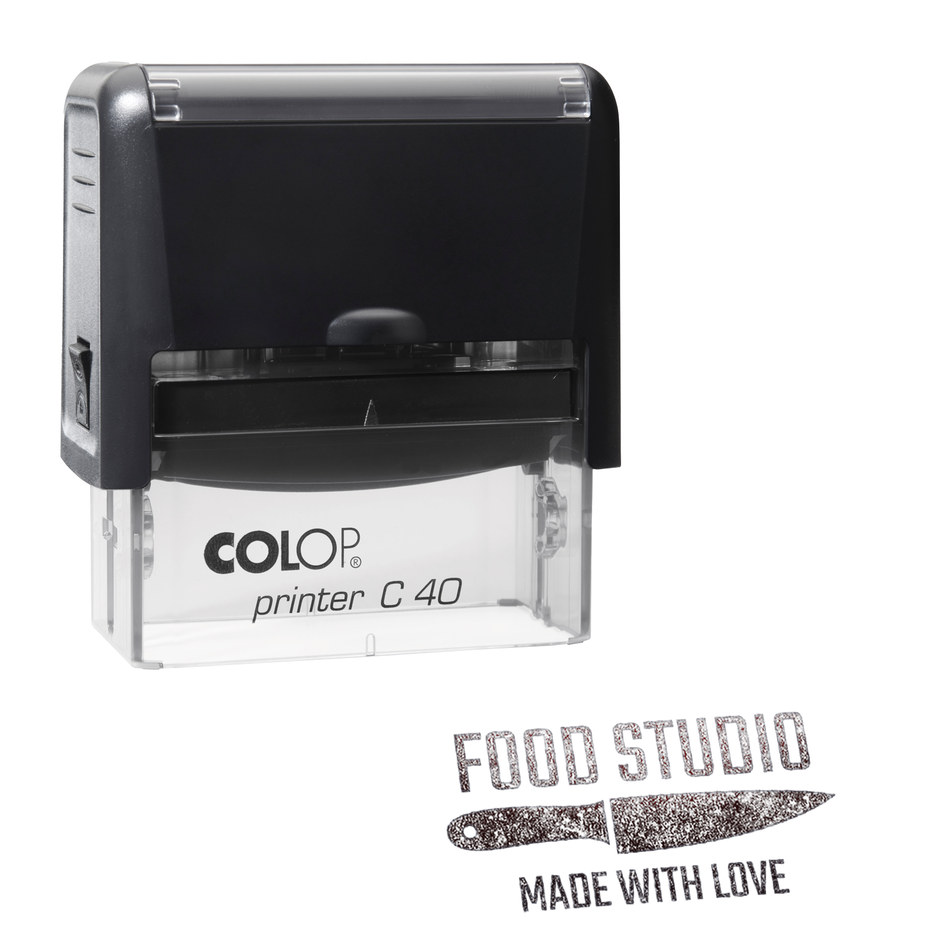 Colop Printer C40 |  Logo Rubber Stamp | 57 x 21mm