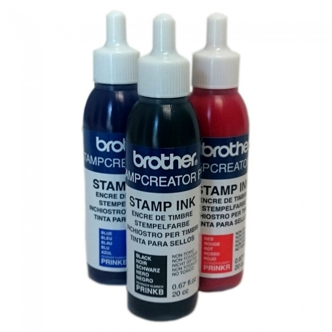 Brother Digi Stamp Creator Ink Refill Bottle in Blue, Black or Red