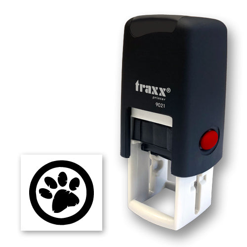 Traxx 9021 14 x 14mm Loyalty Stamp - Paw Print