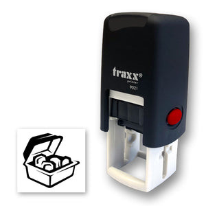 Traxx 9021 14 x 14mm Loyalty Stamp - Take Away