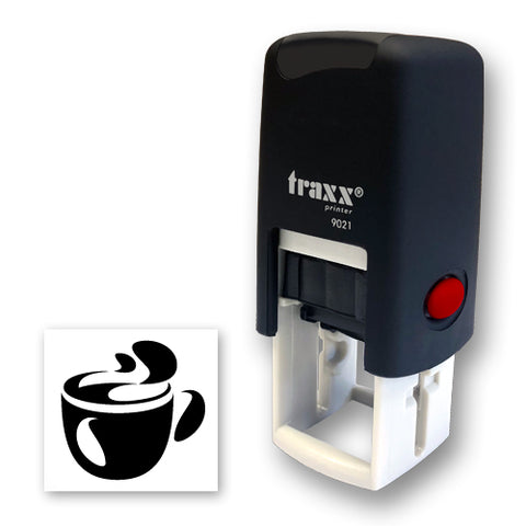 Traxx 9021 14 x 14mm Loyalty Stamp - Coffee Cup