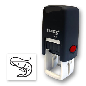 Traxx 9021 14 x 14mm Loyalty Stamp - Prawn