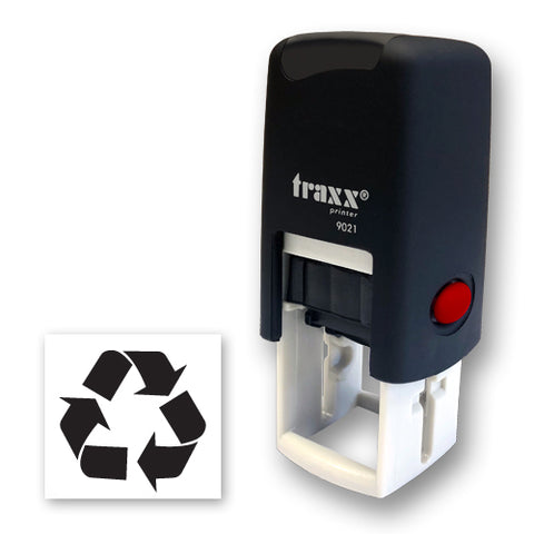 Traxx 9021 14 x 14mm Loyalty Stamp - Recycle