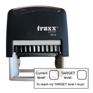 Traxx 9012 48 x 18mm Assessment Stamp - Target Level