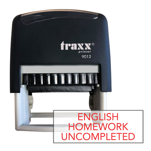 Traxx 9012 48 x 18mm Homework Uncompleted - English