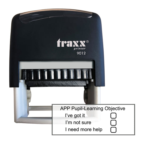 Traxx 9012 48 x 18mm Assessment Stamp - APP Pupil Learning