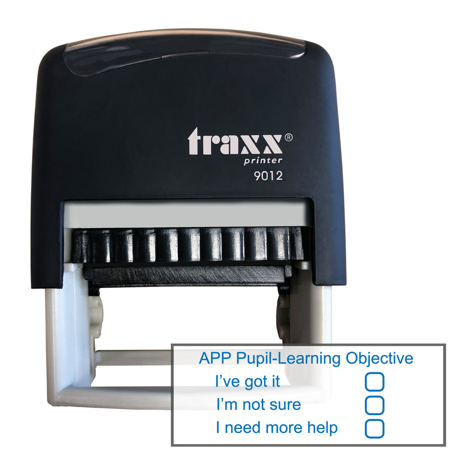 Traxx 9012 48 x 18mm Assessment Stamp - APP Pupil Learning