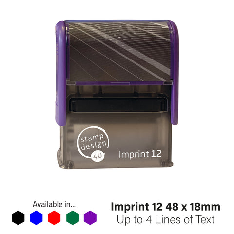 DIY Rubber Stamp Kit Personalised Self Inking Business Address Garage Name