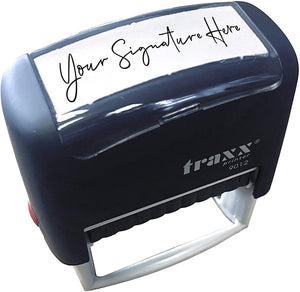 Traxx 9013 Large Size Personalised Signature Stamp Self Inking