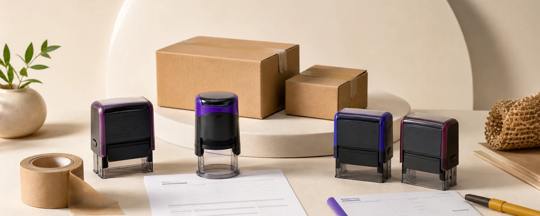 Stamps for warehouses