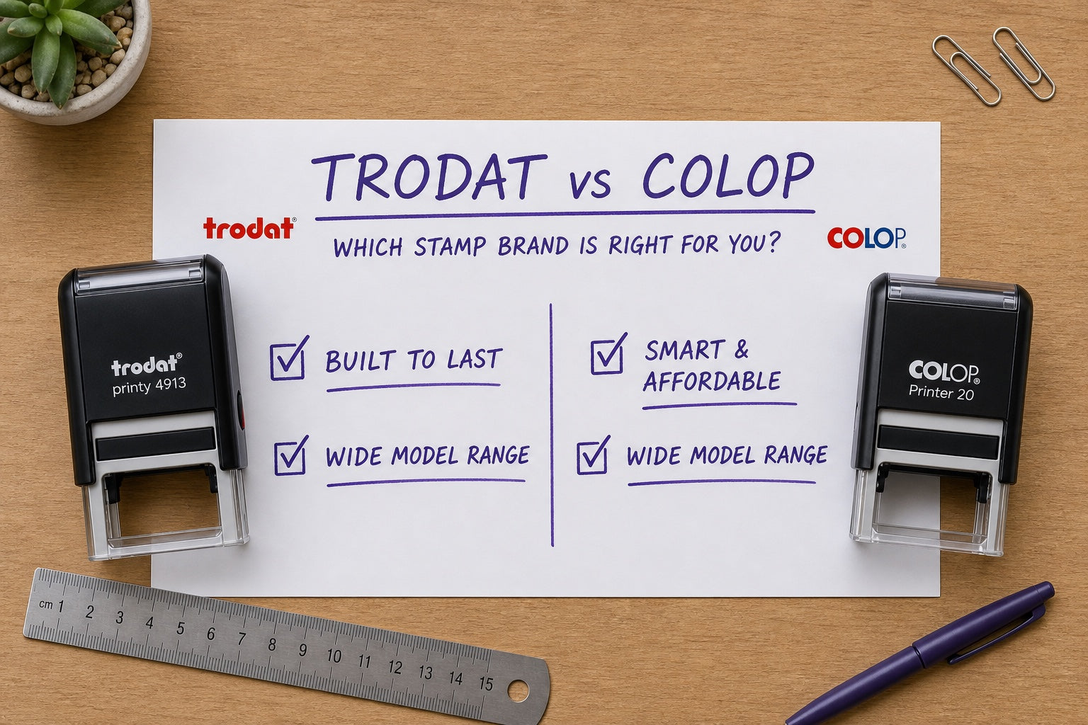 Trodat vs Colop guide