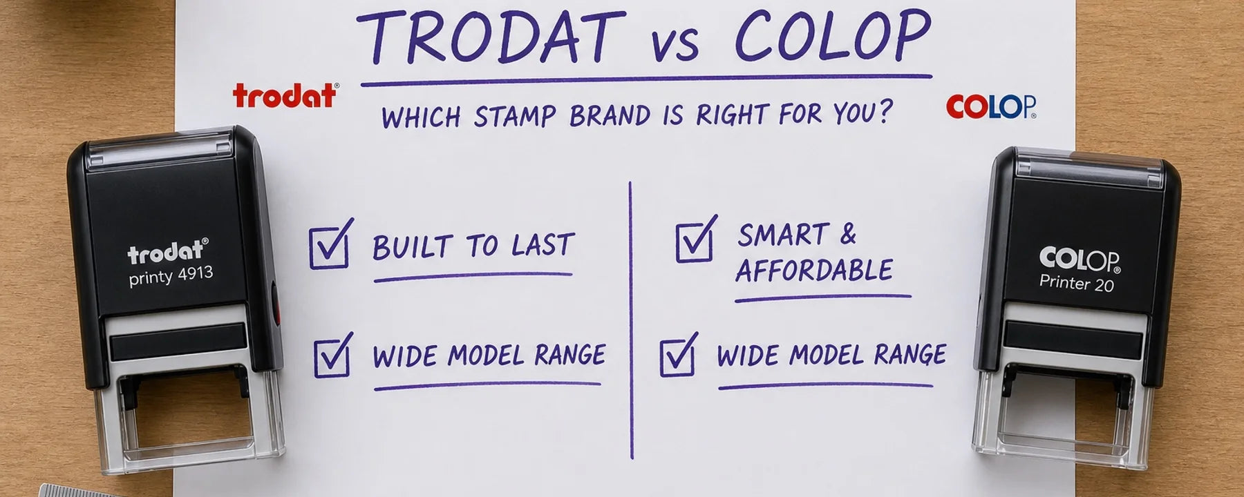 Trodat vs Colop guide